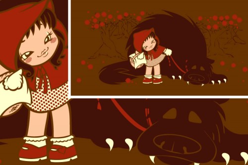 Indefesa era a Vovozinha!: Ilustração vetorial em 4 cores - aprovada no site Camiseteria.com.