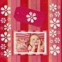 Página de Scrapbooking em rosa